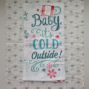 Holiday Time "Baby It's Cold Outside" Flour Sack Towel ❄️